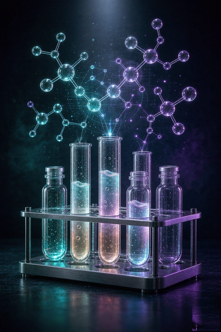HormLab 实验室唾液样本管与激素分子联合检测示意